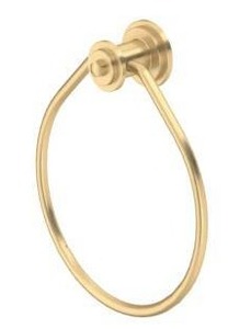 lot 15982 image: Rohl Perrin & Rowe Armstrong Towel Ring, English Gold, U.AR25WTR-IB