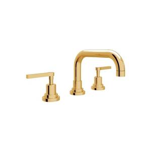 lot 15985 image: Rohl A2218LM-2 Lombardia 1.2 GPM Widespread Bathroom Faucet