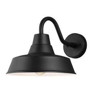 lot 15999 image: Sea Gull Lighting 8637401 Barn Light 1 Light 11 Inch Tall Outdoor Wall Sconce