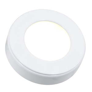 lot 16010 image: American Lighting LLC Omni LED Under Cabinet Puck Light (Lot Of 3)