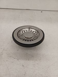 lot 16036 image: Chrome Basket Strainer Waste, 3.5 Inch Semi Integrated No Overflow Connection