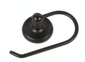 lot 16038 image: DELANEY 590104 Euro Toilet Tissue Paper Holder Bath Accessory, Matte Black, 5 Pack