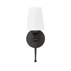 lot 16061 image: Millennium Lighting 1 Light Wall Sconce - 14 Inch Matte Black