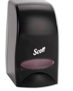 lot 16063 image: Scott Essential Manual Skin Care Soap Dispenser 1000ml Black