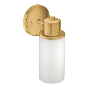 lot 16064 image: Moen DN0761BG Brushed Gold Bath Light