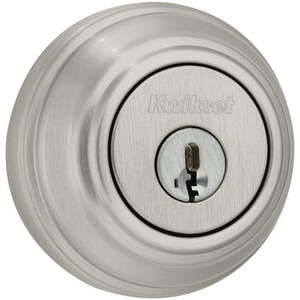lot 16081 image: Kwikset 980-S.Strkp 980 Single Cylinder Keyed Entry Deadbolt From The Signature Series