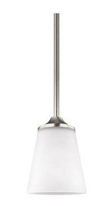 lot 16145 image: Generation Lighting One Light Mini Pendant, 4 Pack, 6124501-962