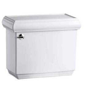 lot 16161 image: Kohler K-4433 Memoirs Classic 1.28 Gpf Toilet Tank, White, (Tank Only)