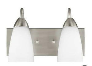 lot 16170 image: Generation Lighting Seville 2 Light 14 Inch Wide Vanity Light, 4 Pack