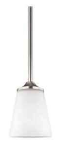 lot 16171 image: Generation Lighting One Light Mini Pendant, 4 Pack, 6124501-962