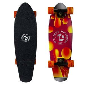 lot 10059 image: Kryptonics 28 In. Complete Cruiser Skateboard (28 In. x 8 In.)  Splash - Retail - $24.97