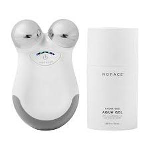 lot 10067 image: NuFace Mini Facial Toning Device w 3.3 Oz Aqua Gel and Bag - Retail - $249.99