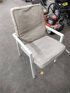 lot 60831 image: White Outdoor Patio Chair