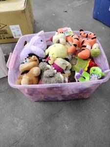 lot 60876 image: Lot of Stuffed Animals