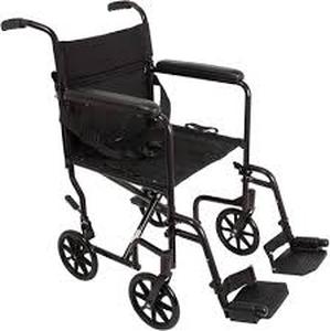 lot 60801 image: ProLabs black foldable transport wheelchair