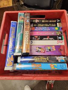 lot 2401 image: Mixed VHS Tape Collection - 15 Movies & Specials