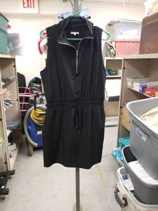 lot 2484 image: Maurices Black Sleeveless Zip-Up Dress - Size M