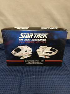 lot 2539 image: Star Trek The Next Generation Enterprise Shuttles Set 1 - Eaglemoss Hero Collector New