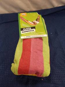 lot 2544 image: High Five Cloth Hammock with Storage Bag