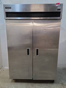 lot 12557 image: Delfield Two-Door Stainless Steel Reach-In Refrigerator  Model 6051-S