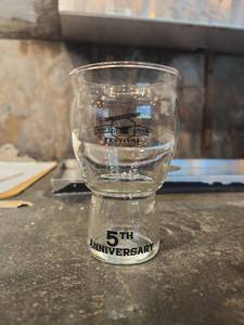 lot 12571 image: Annual Craft Beer Festival 5th Anniversary Tasting Glasses Set