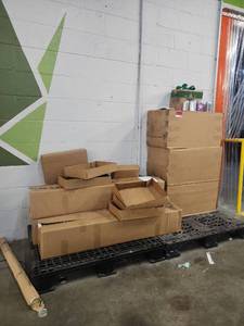 lot 12590 image: Bulk Lot of Empty Aluminum Beverage Cans with Lids