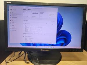 Dell OptiPlex 3020 SFF Desktop Computer with Lenovo ThinkVision Monitor, Keyboard and Mouse