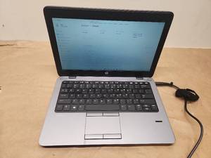 lot 12 image: HP EliteBook 820 G1 Laptop Intel Core i5-4300U 16GB RAM 119GB SSD Windows 11
