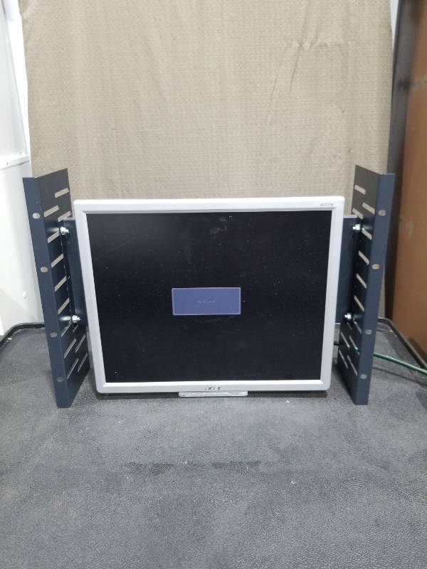 lot 1449 image: Acer AL1716 17-Inch LCD Monitor with Rack Mount Brackets
