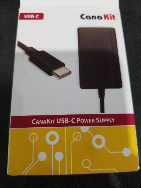 lot 1457 image: CanaKit USB-C Power Supply