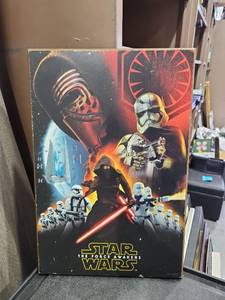 lot 1497 image: Star Wars The Force Awakens Wall Decor Plaque