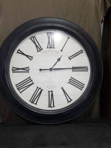 lot 1528 image: Sterling & Noble Clock Company Large Round Wall Clock