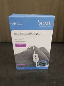 lot 1542 image: DMI Dry and Moist Heat Electric Heating Pad  FSA and HSA Eligible  Muscle Aches  and Sore Joints with 9ft Cord  FSA HSA Eligible  Large