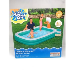 lot 1622 image: H20 Go Dunk n Splash Family Pool 8 Foot New