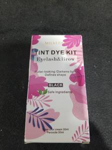 lot 1687 image: Milklear Eyelash & Brow Tint Dye Kit - Black