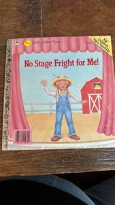 lot 104 image: No Stage Fright for Me Little Golden Book