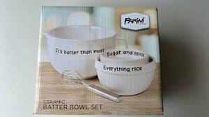 lot 206 image: Parini Ceramic Batter Bowl Set