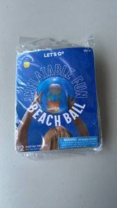 lot 215 image: Inflatable Beach Ball with Floating Elements