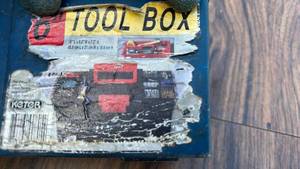 lot 609 image: Keter Plastic Tool Box 16-Inch