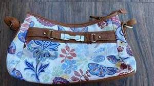 lot 618 image: Rosetti Floral Paisley Print Handbag with Brown Trim