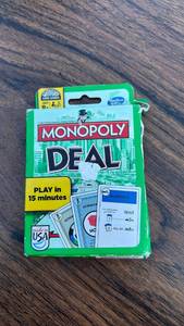 lot 626 image: Monopoly Deal Card Game by Hasbro