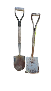 lot 645 image: D-Handle Garden Shovel Set of 2