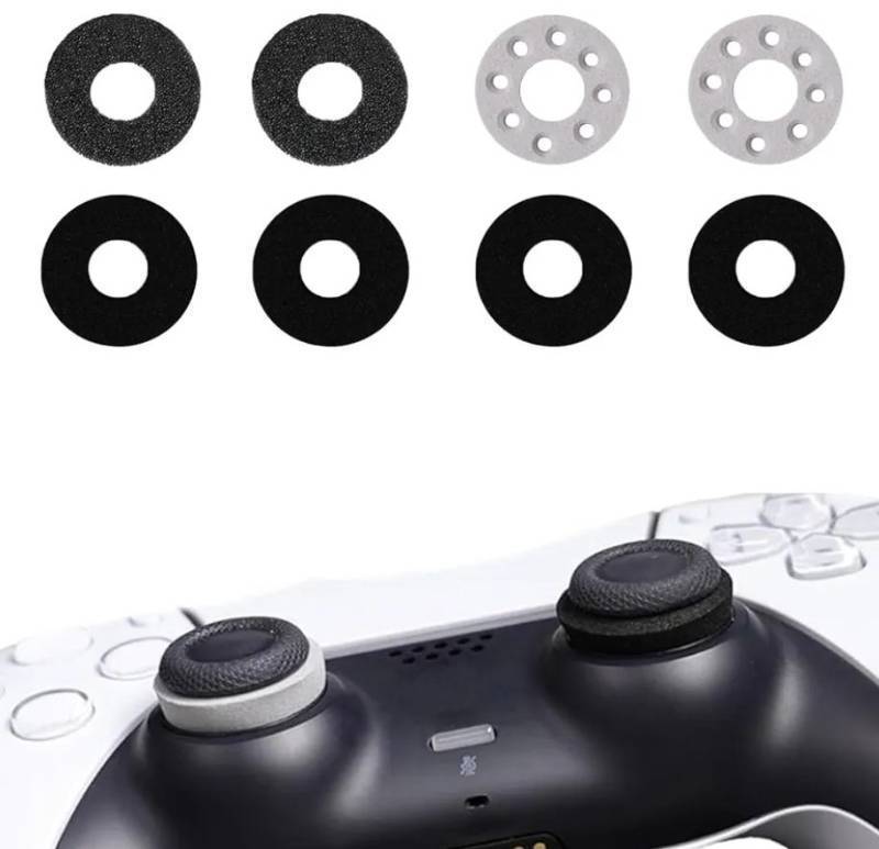 lot 27571 image: 8PCS Aim Assist Motion Control, Gaming Accessories for PS4, for PS5, for Xbox, for PS5 Accessories, 3 Different Strengths(Black&Gray) - Retail $8