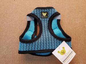 lot 46575 image: EcoBark Rapid Fastener Dog Harness in Blue XS - Retail $12