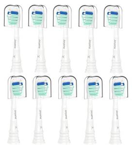 lot 46605 image: Replacement Toothbrush Heads for Philips Sonicare Replacement Heads, Electric Replacement Brush Head Compatible with Phillips Sonicare Electric Toothbrush,10 Pack