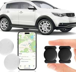 lot 27228 image: GPS Tracker for Vehicles, 2PCS Real Time GPS Tracker, Car Tracker Work with Find My (iOS Only), MINI Magnetic Car Tracker Device Hidden, No Monthly Fee, Waterproof Vehicle Tracker - Retail $35