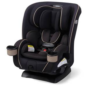lot 121470 image: Retails for $380 Maxi-Cosi Kani 4-in-1 Infant Kids Convertible Car Seat, Rear-Facing Forward-Facing Carseat, Booster, Slim Fit, Magnetic Buckle, 5-Position Recline, Fits 5-100 lbs, 19-57 in, Caspian Caviar