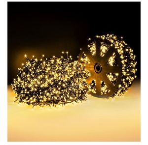 lot 4229 image: 164ft 2000LED Christmas Lights Outdoor Indoor, Green Wire Christmas String Lights Plug in, Ultra Bright 8 Modes Waterproof Fairy Lights for Xmas Tree Party Wedding Decoration, Warm White - Retail $60