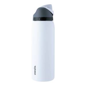 lot 4240 image: Owala 40oz FreeSip Stainless Steel Water Bottle - Sleek - Retail $40