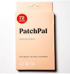 lot 4266 image: Pimple Patches for Face, Acne Spot Treatment - 72 Count Hydrocolloid Invisible Pimple Patches with Salicylic Acid Tea Tree Oil Skin Facial Sticker  2 Sizes (8mm and 12mm) - Retail $4